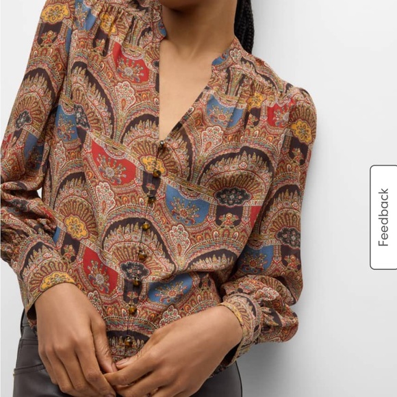 Veronica Beard Tops - Veronica Beard Esmeralda Silk Blouse
